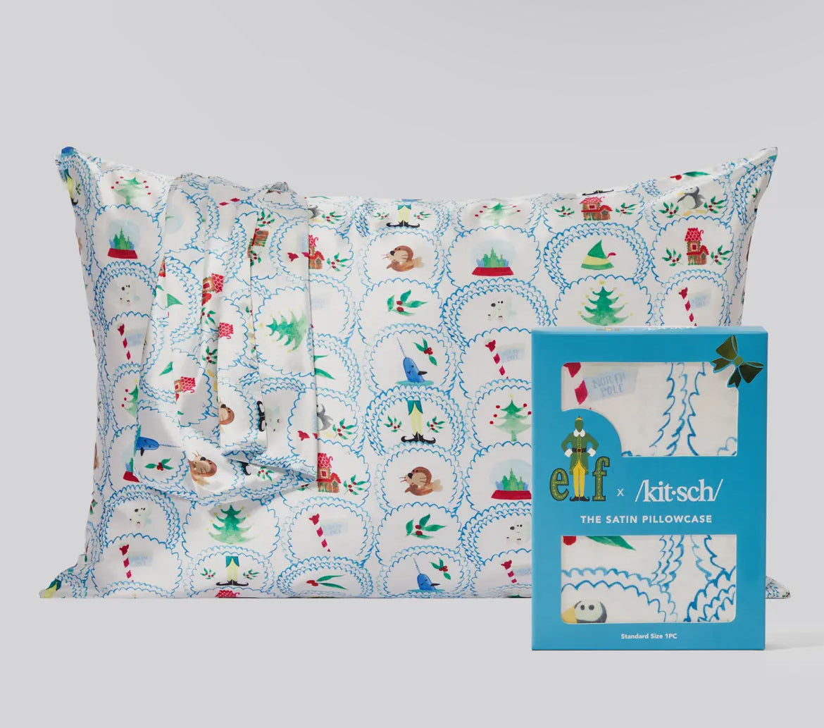 Elf X Kitsch Satin Standard Pillowcase