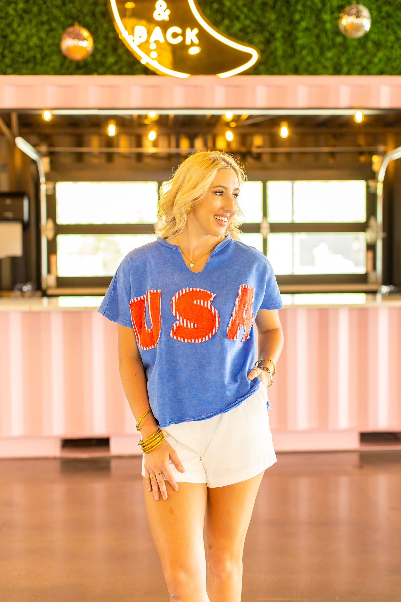 USA Patchwork Tee