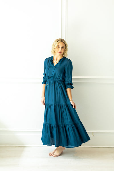 Winter Blues Maxi Dress