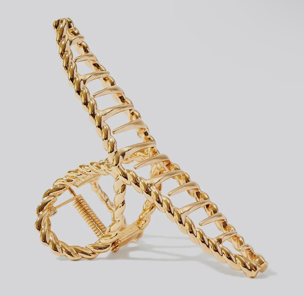 Gold Rope Claw Clip