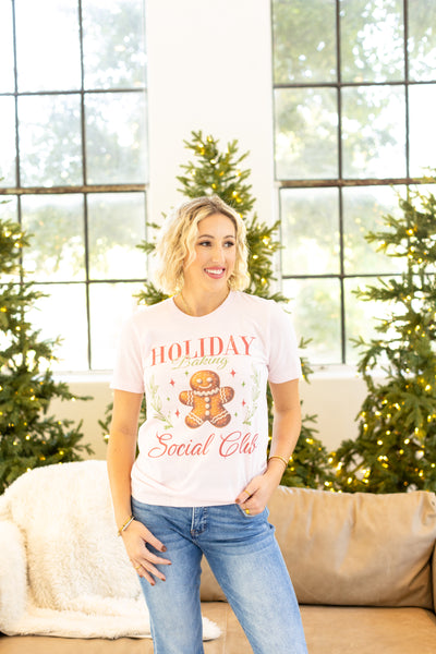 Holiday Baking Social Club Tee