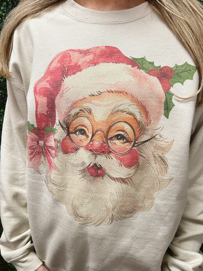 Jolly Santa Oversized Sweatshirt