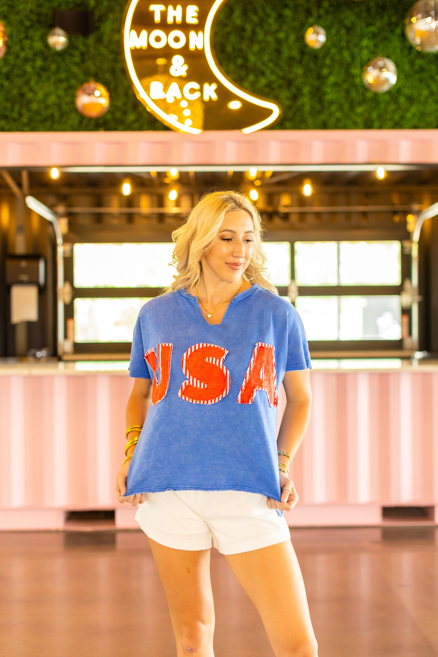 USA Patchwork Tee