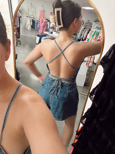Riley Denim Romper