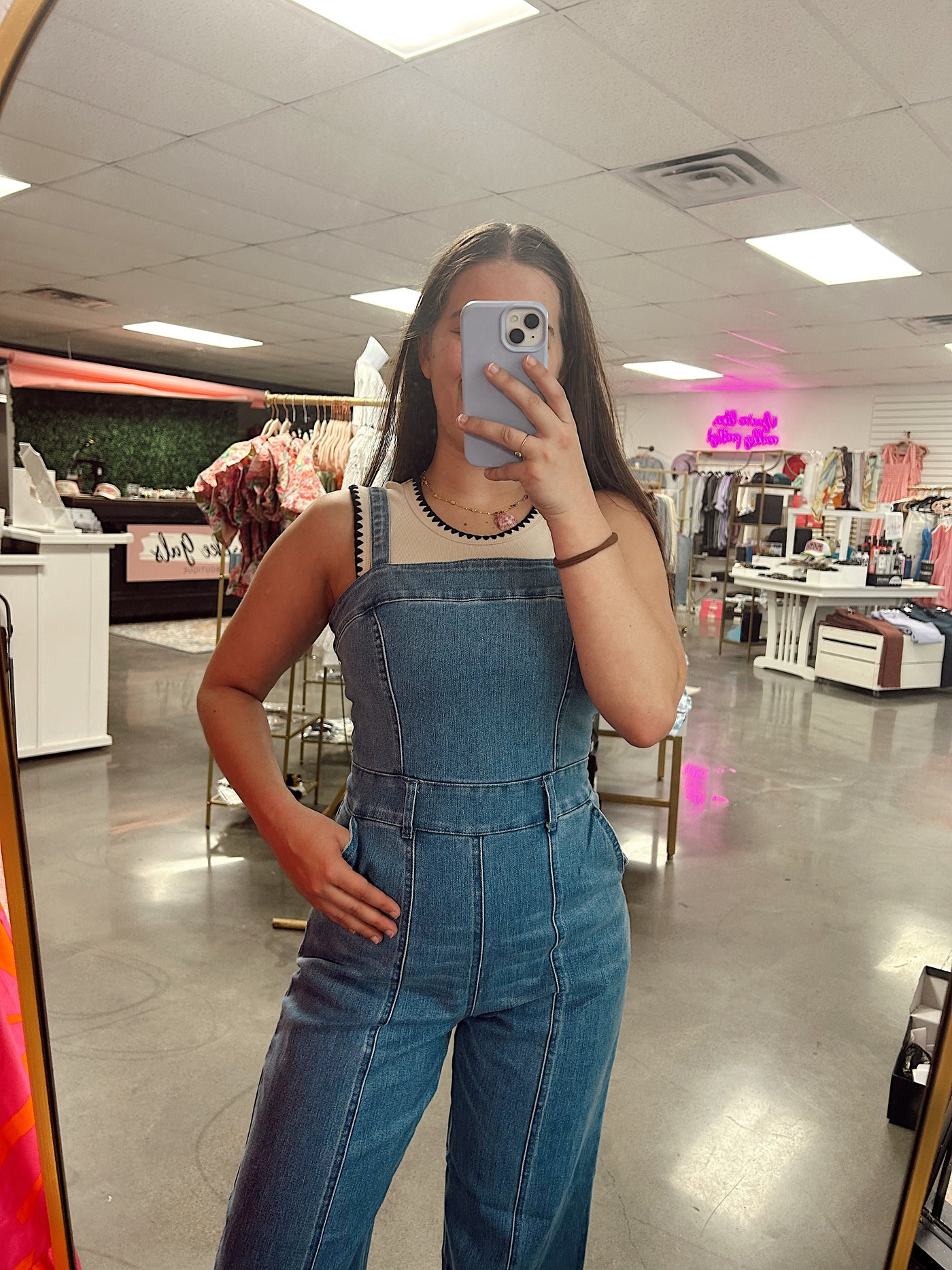 Timeless Dream Denim Jumpsuit
