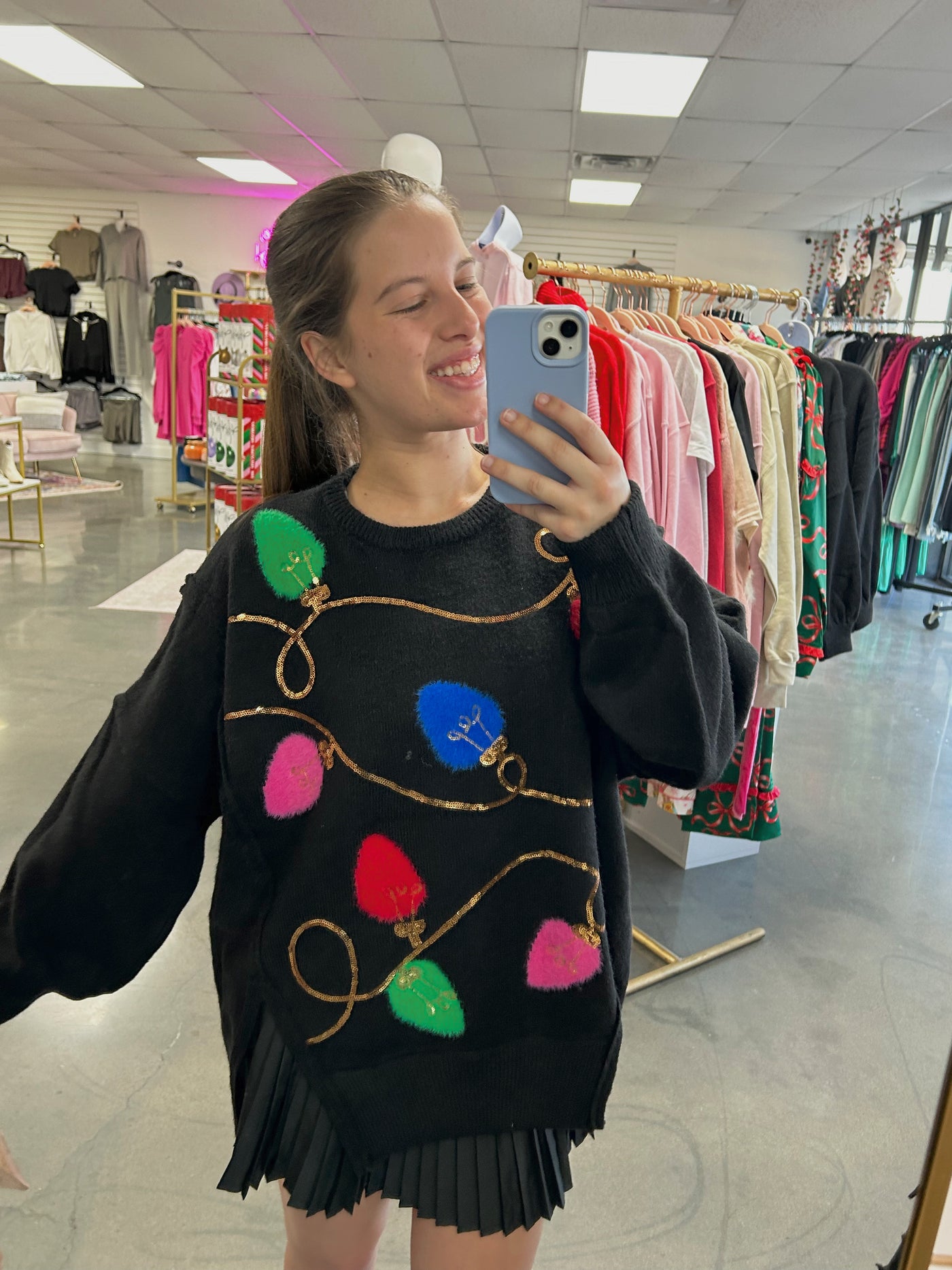 Wrapped In Lights Sweater