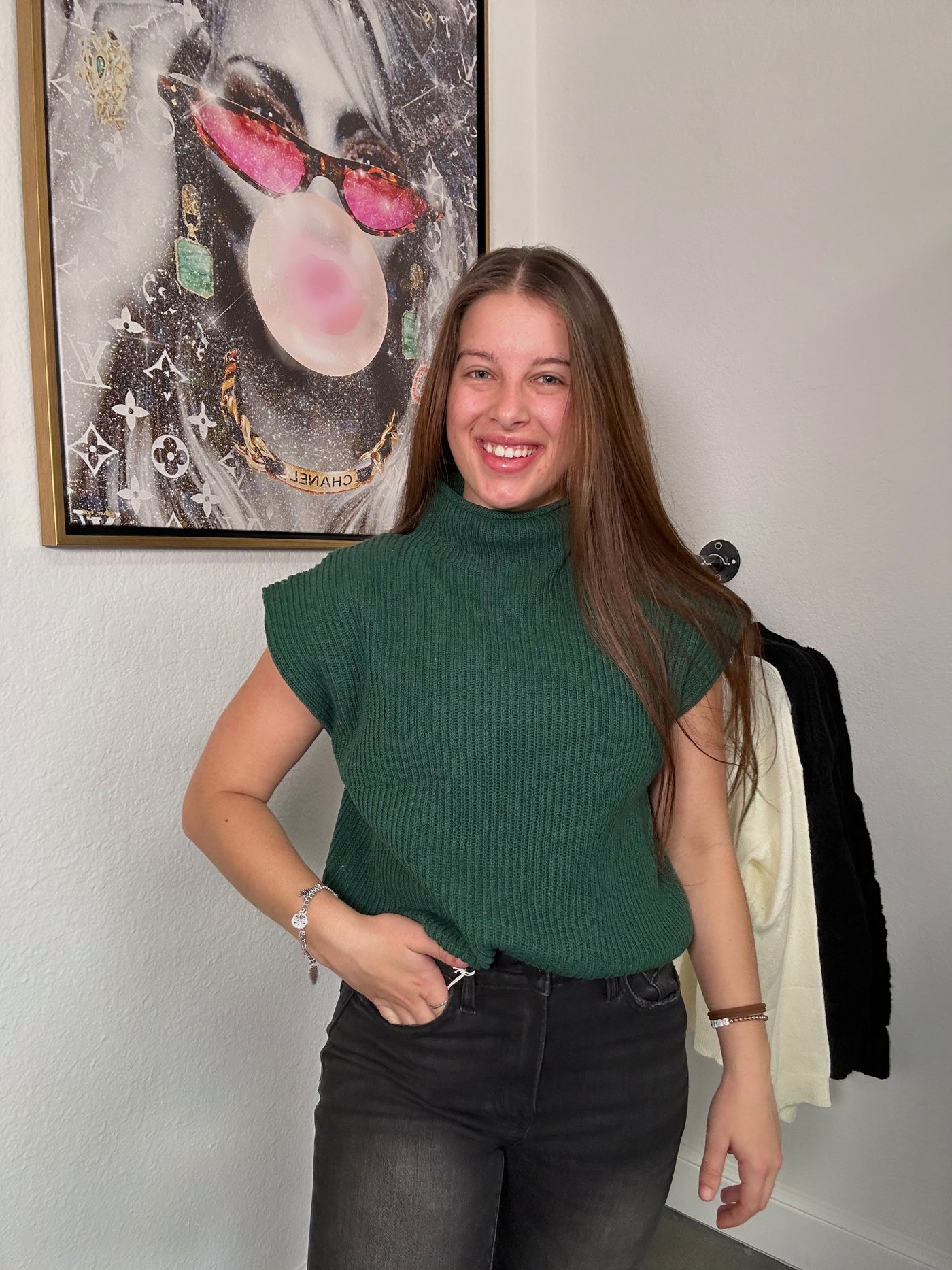Hunter Green Sweater Vest
