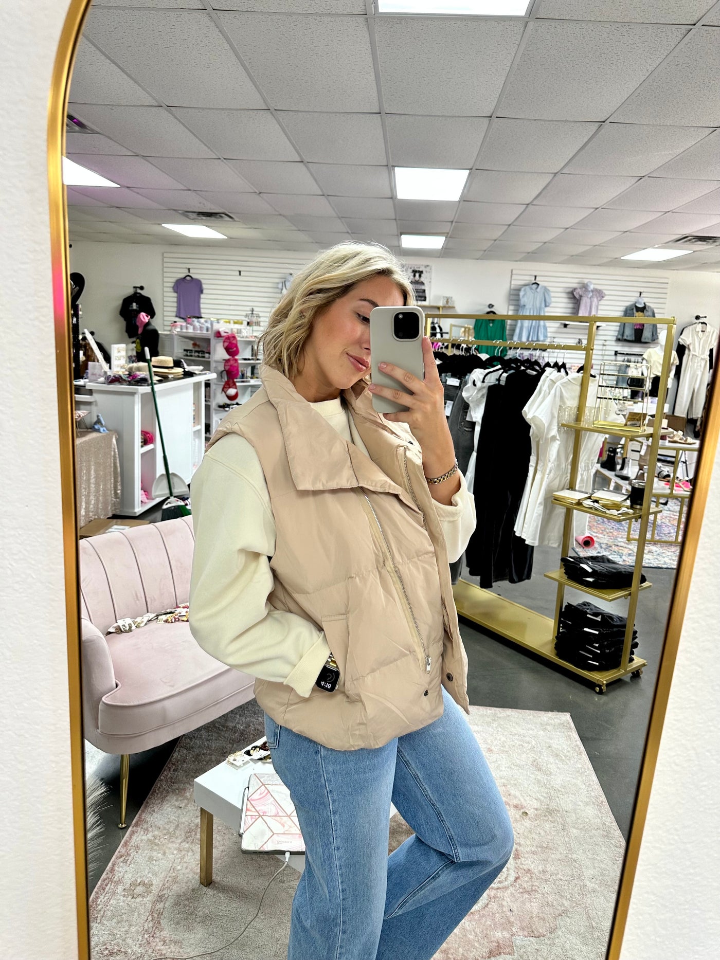 Charlie Cream Vest