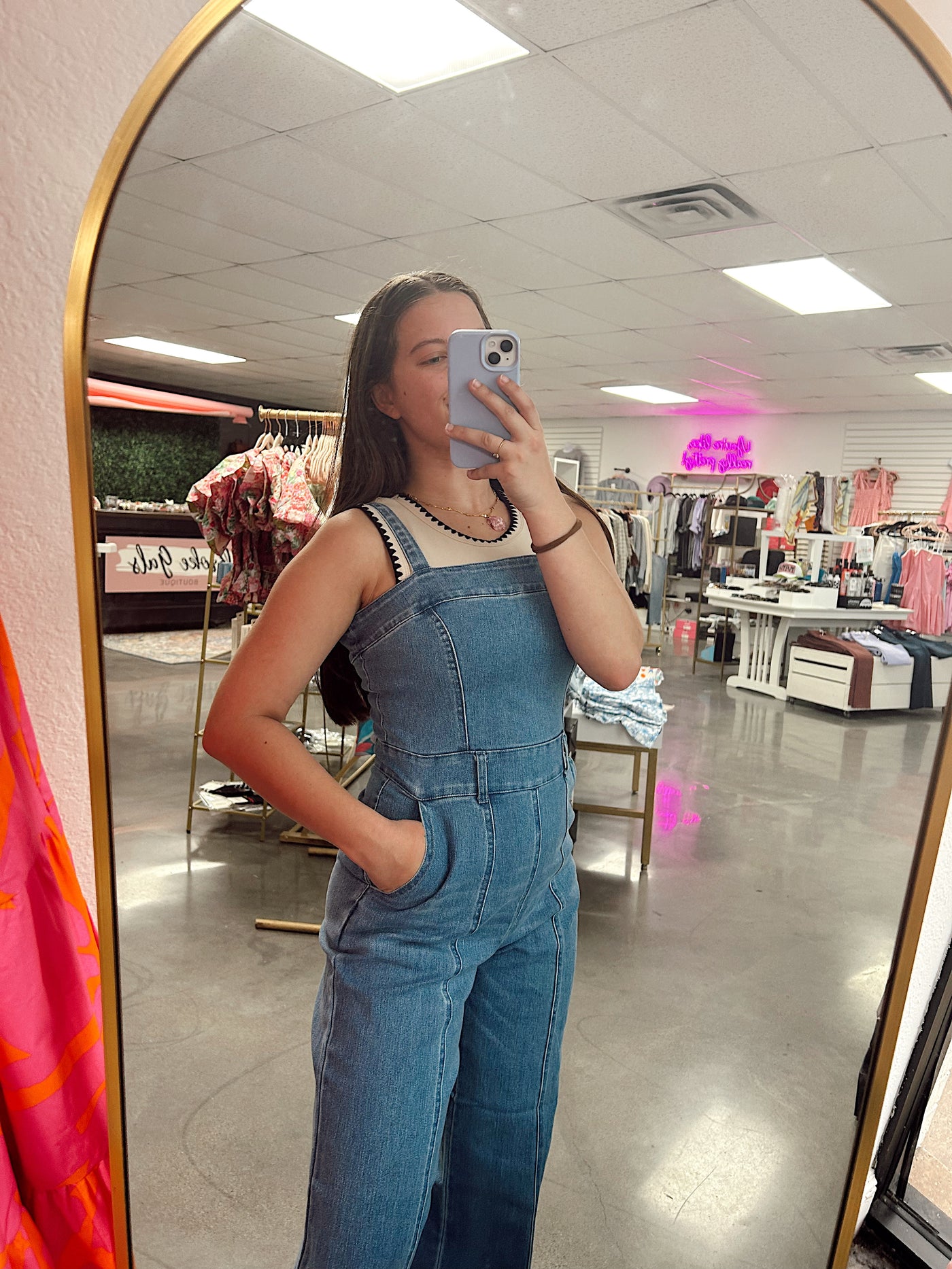 Timeless Dream Denim Jumpsuit