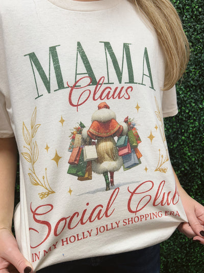 Mama Claus Oversized Tee