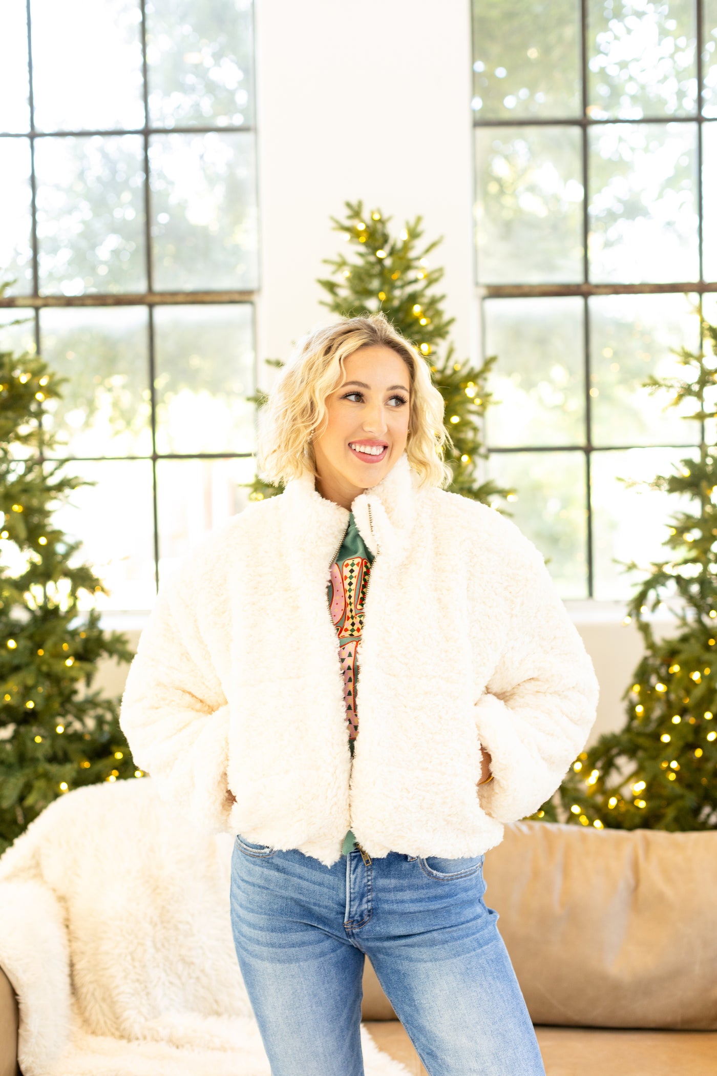 Keeping It Cozy Luxe Sherpa Jacket