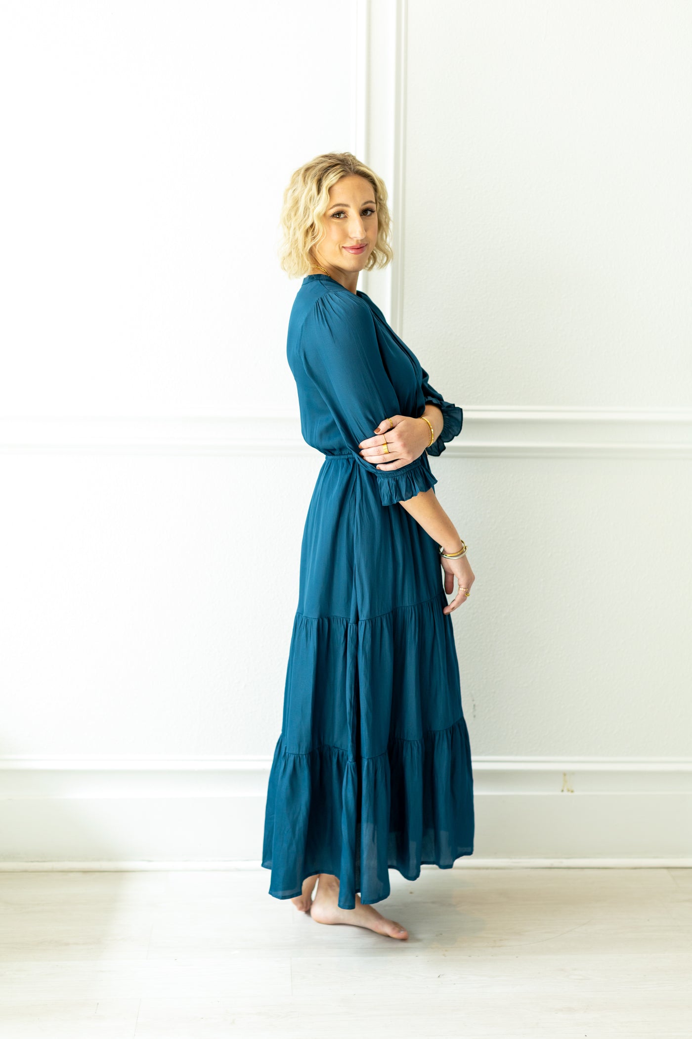 Winter Blues Maxi Dress