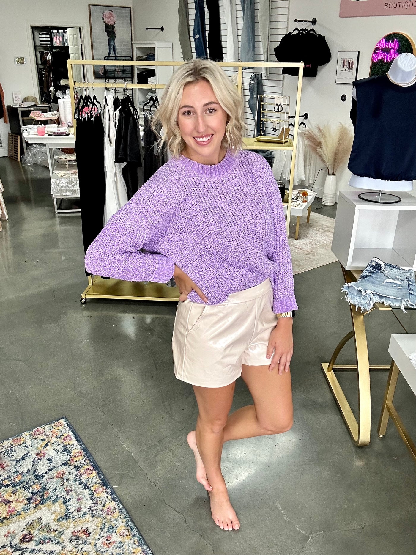 Lavender Dreams Sweater
