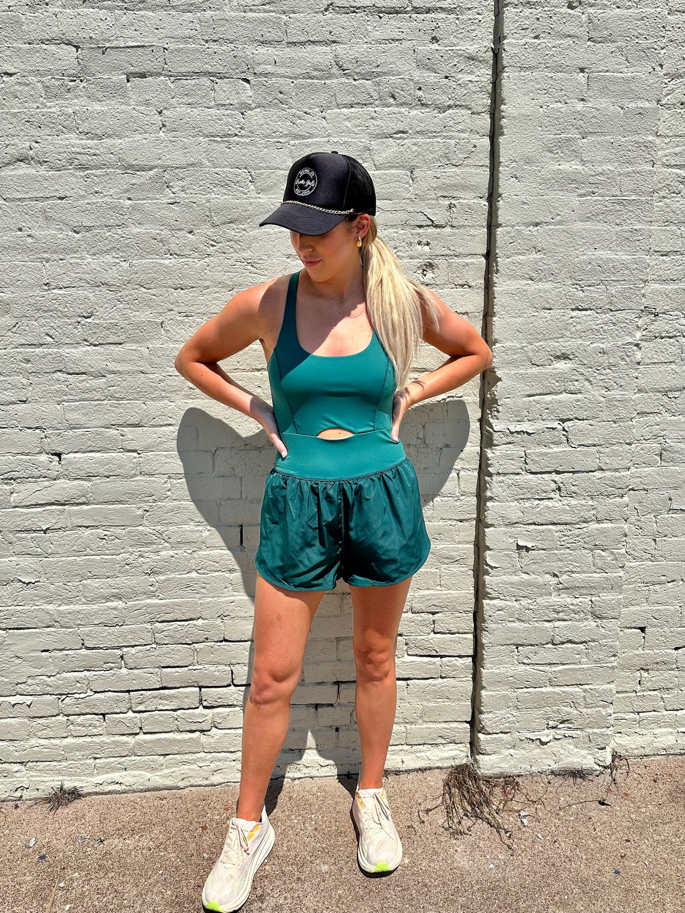 Sculpted Athletic Romper