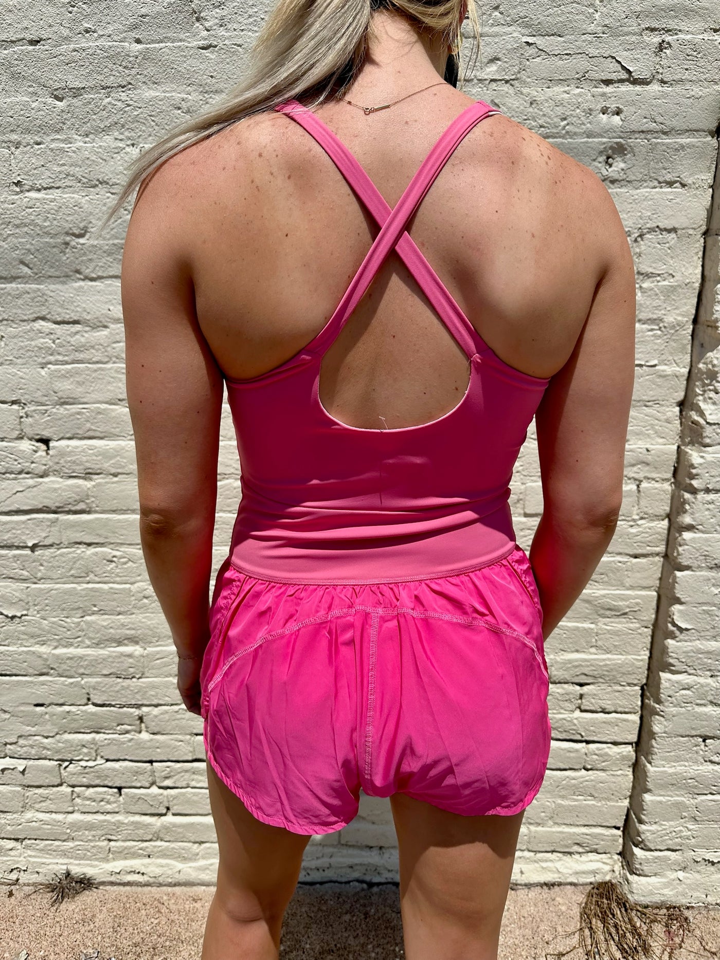 Sculpted Athletic Romper