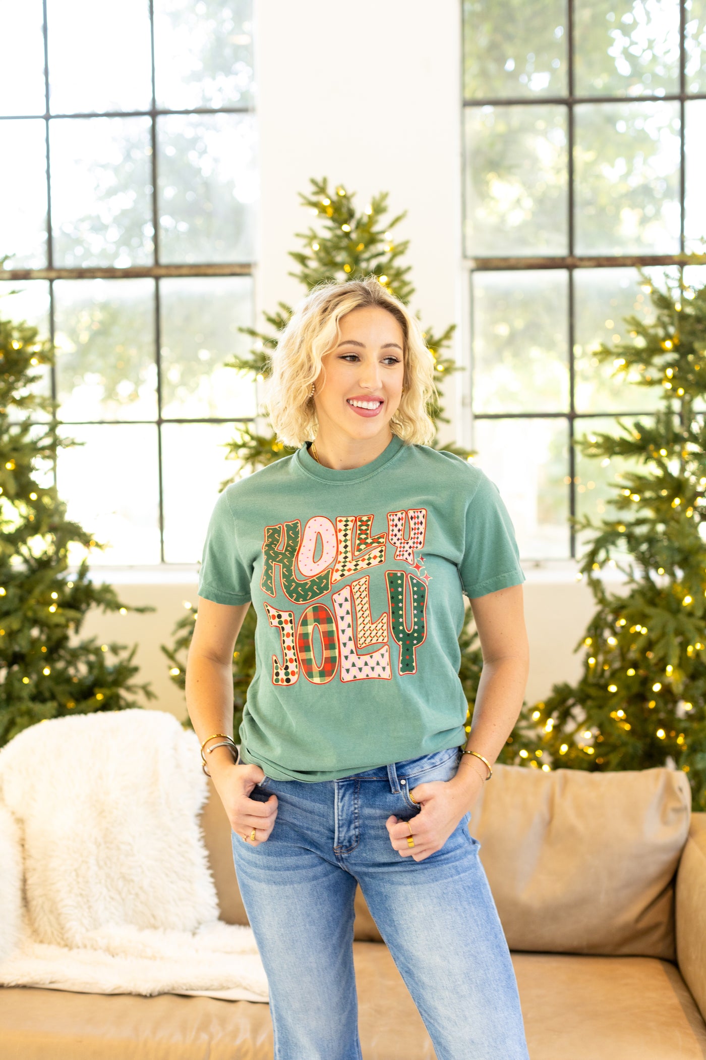 Holly Jolly Prints Tee