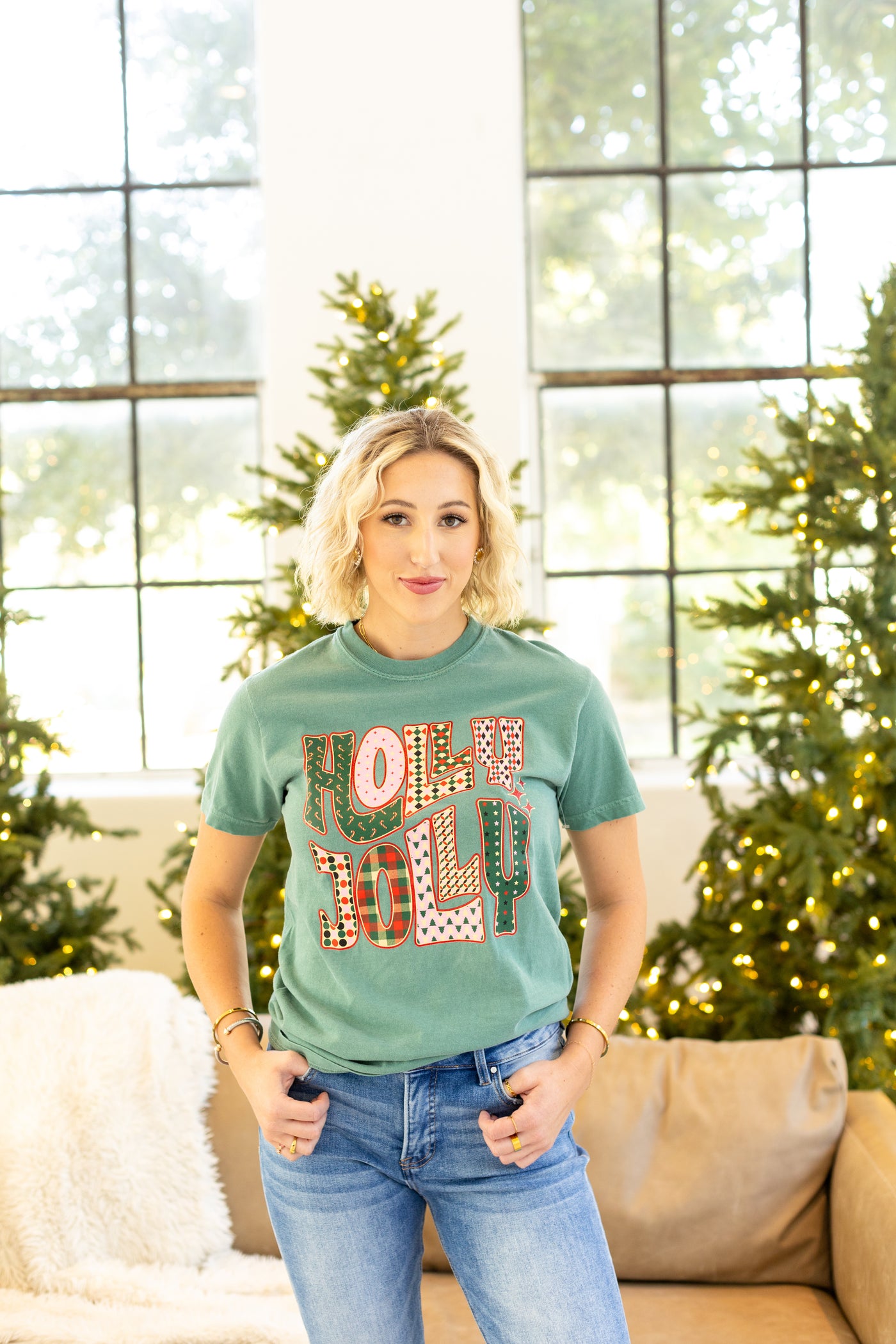 Holly Jolly Prints Tee