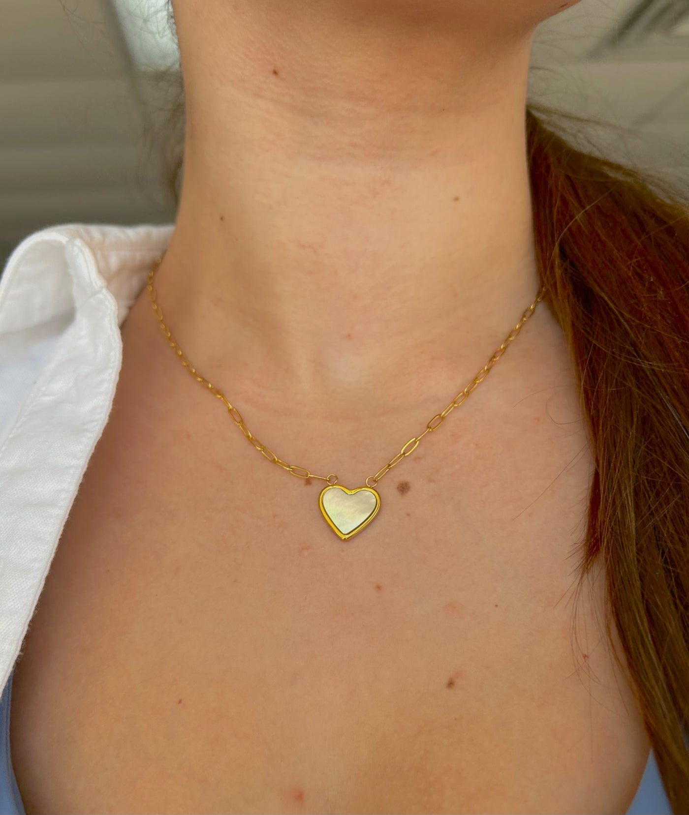 Ari Gold Heart Necklace