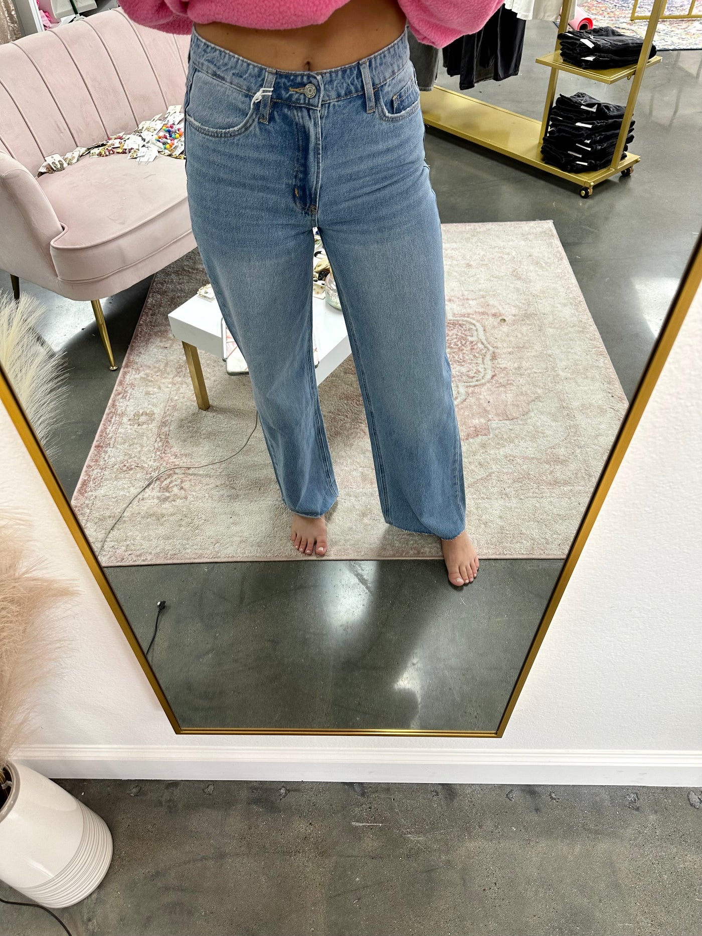 Zoe 90's Straight Leg Jeans