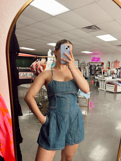 Riley Denim Romper