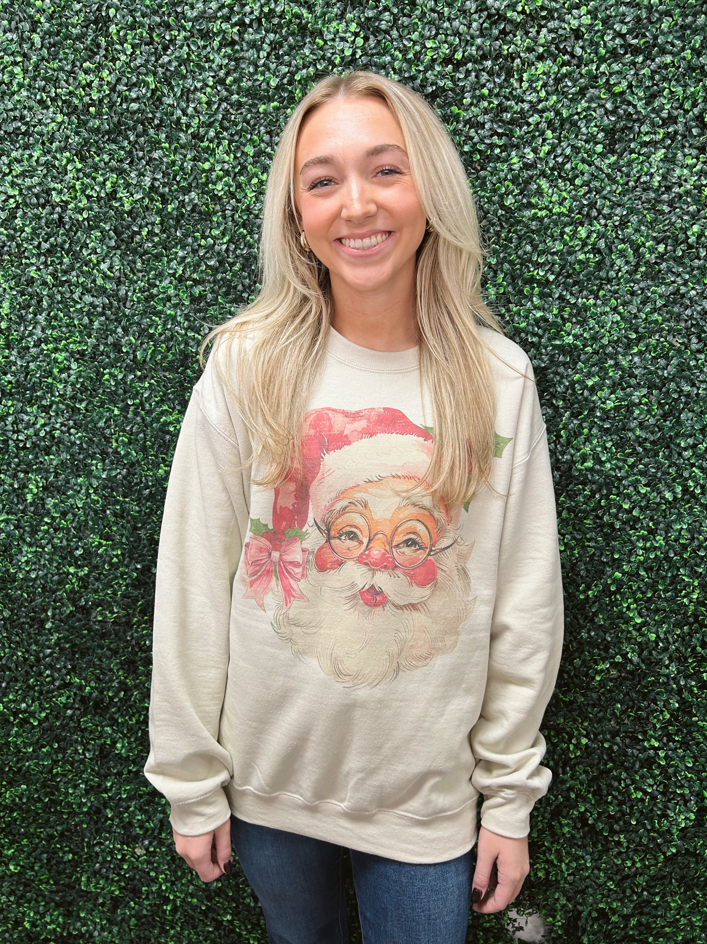 Jolly Santa Oversized Sweatshirt