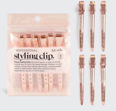 Rose Gold Styling Clips