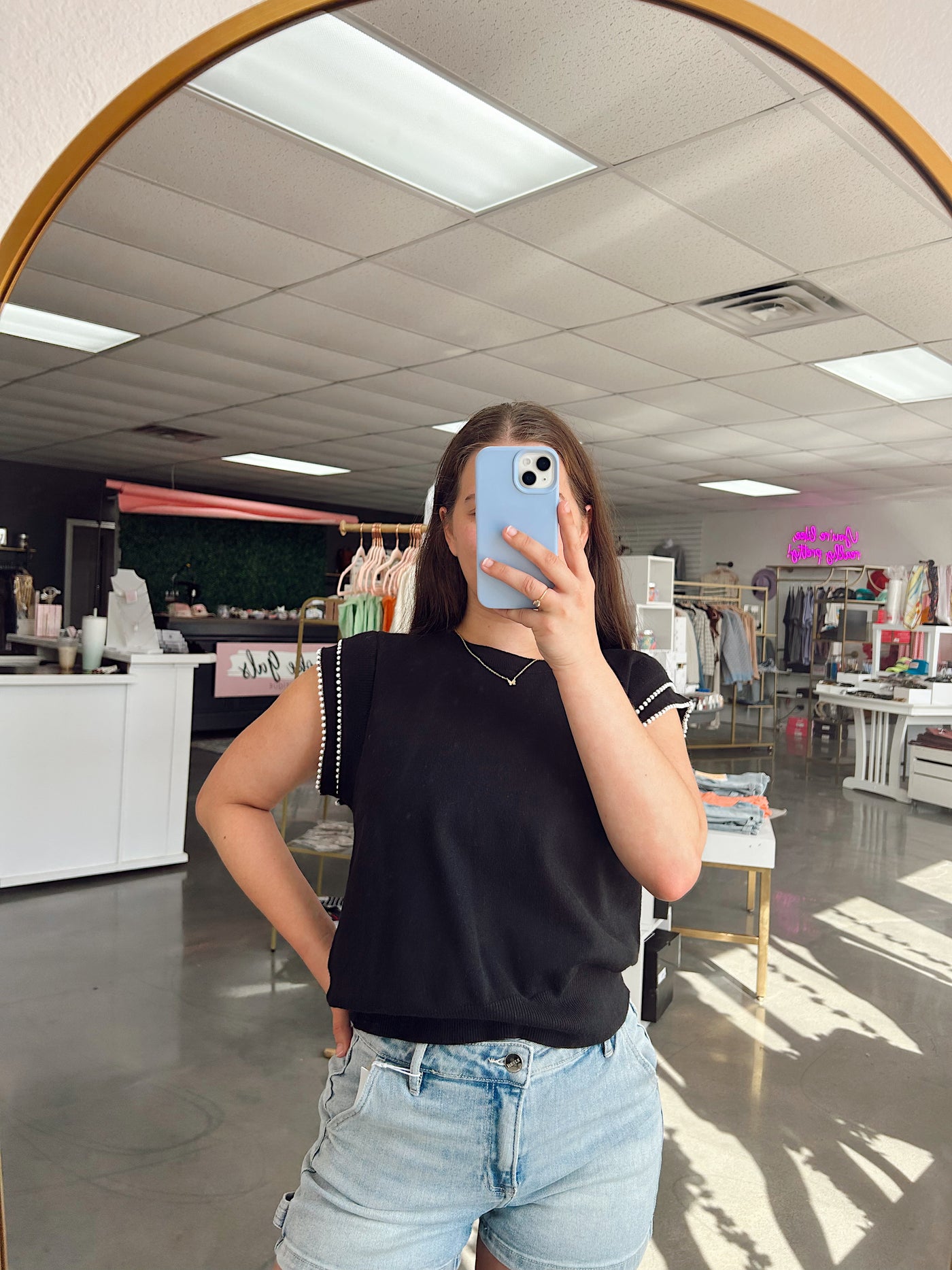 Pearl Edge Top