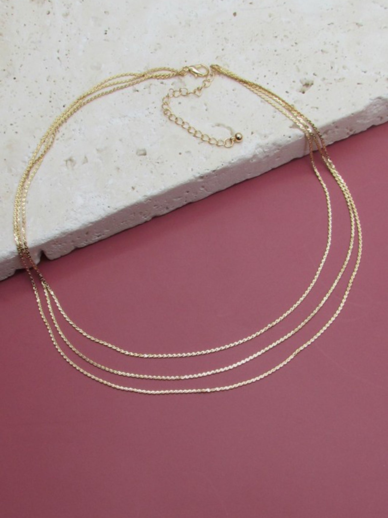 Elle Triple Layered Necklace
