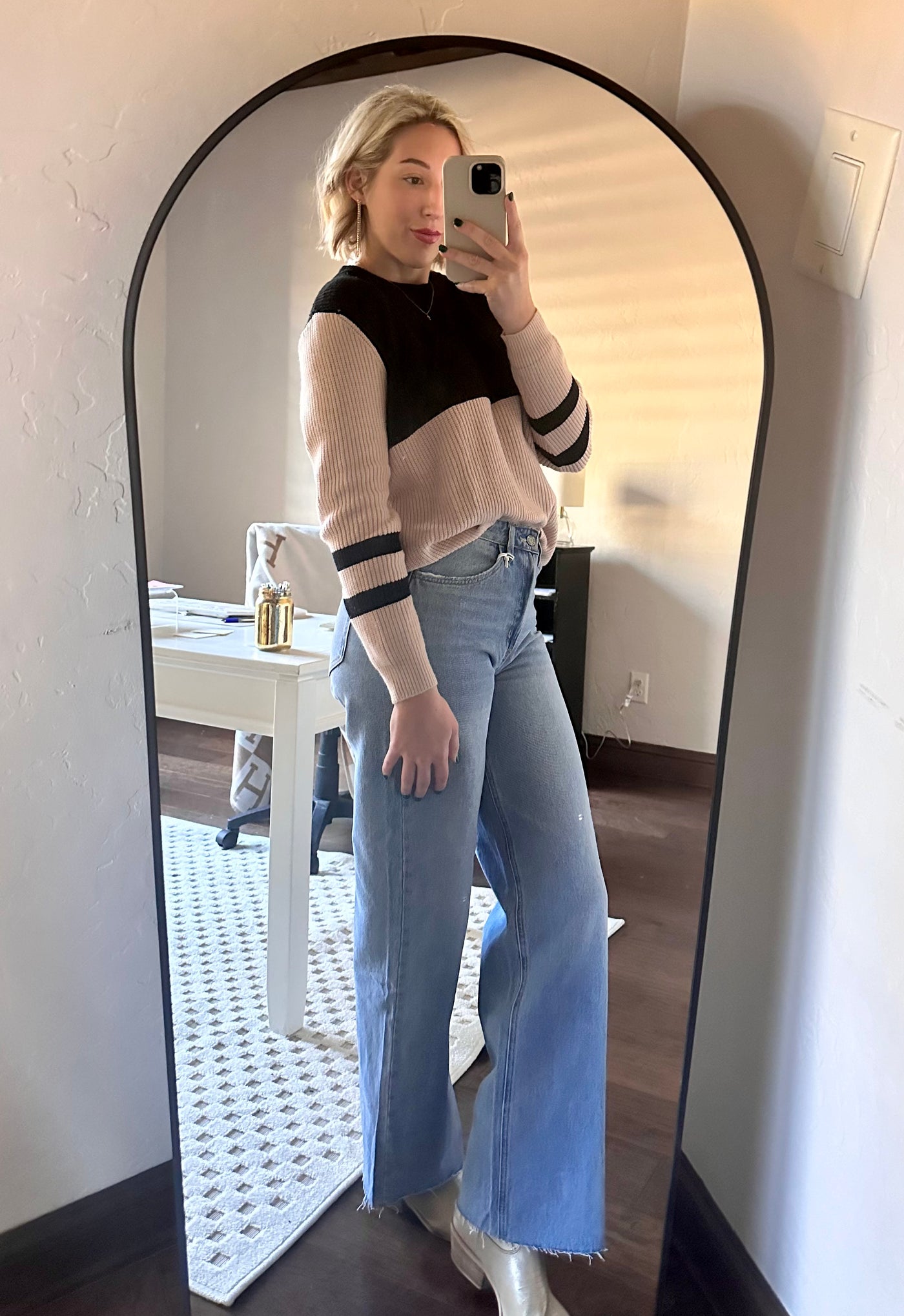 All The Neutrals Colorblock Sweater