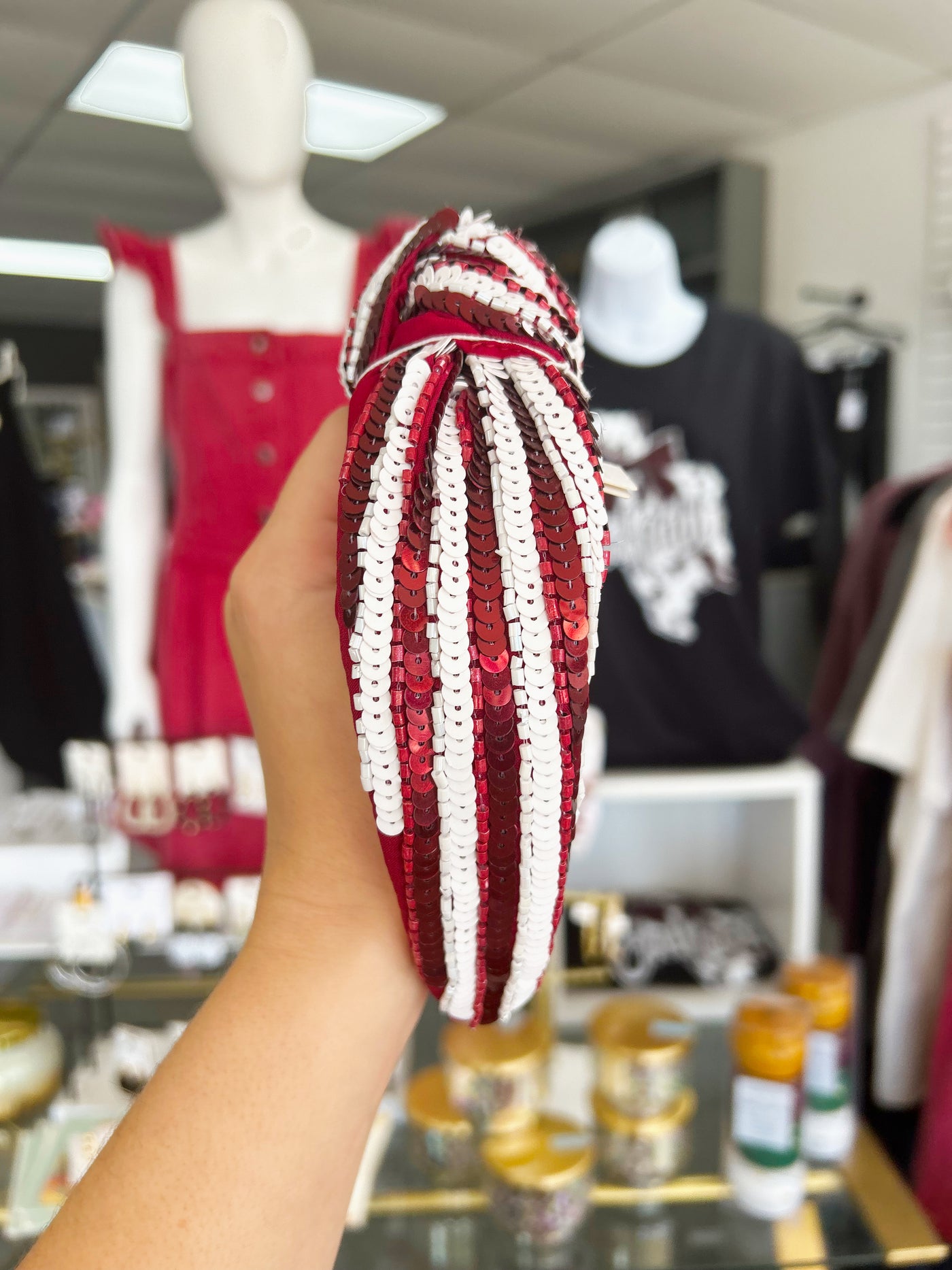 Sequin Stripes Headband