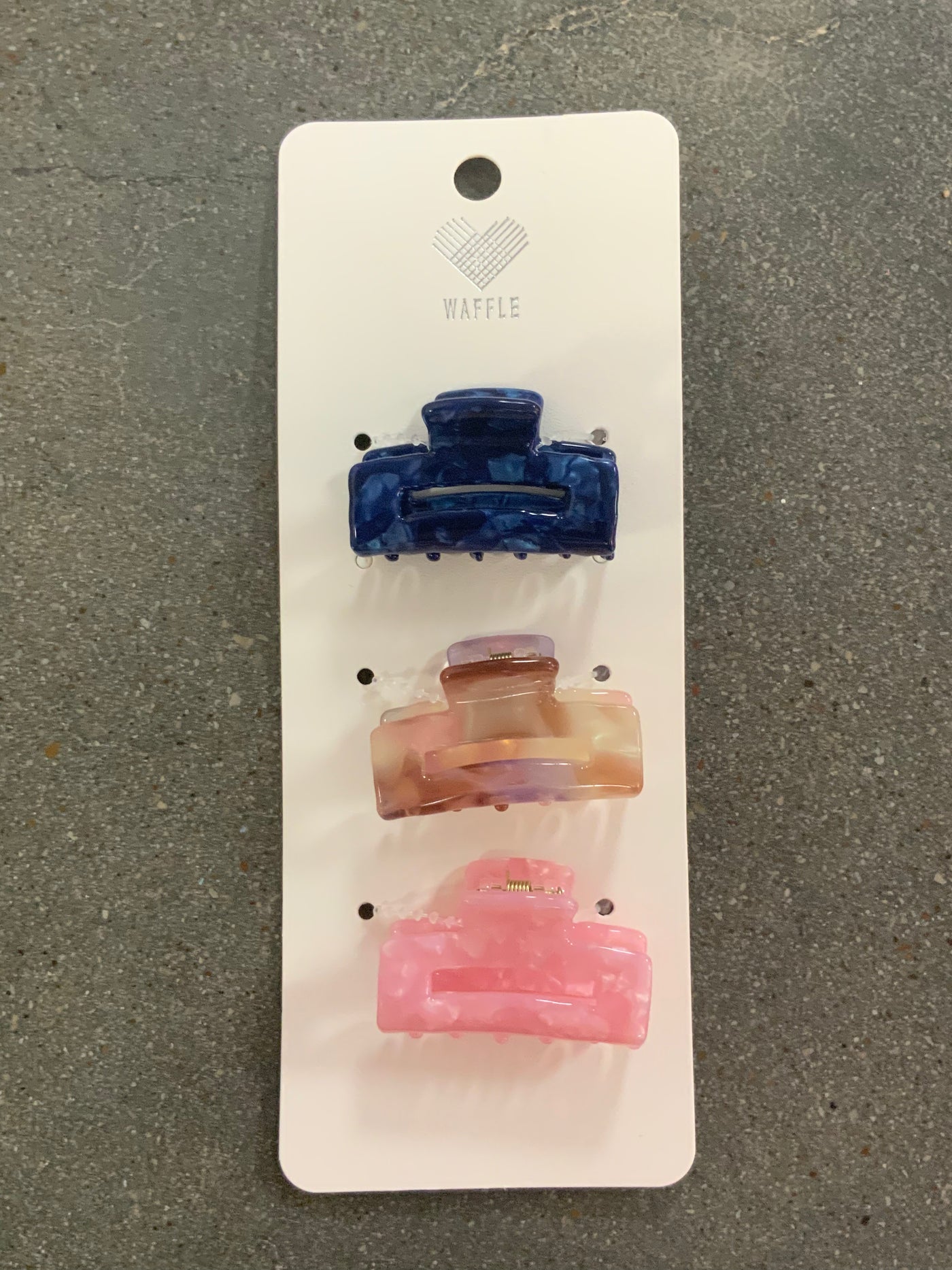Mini Acetate Claw Clip Set