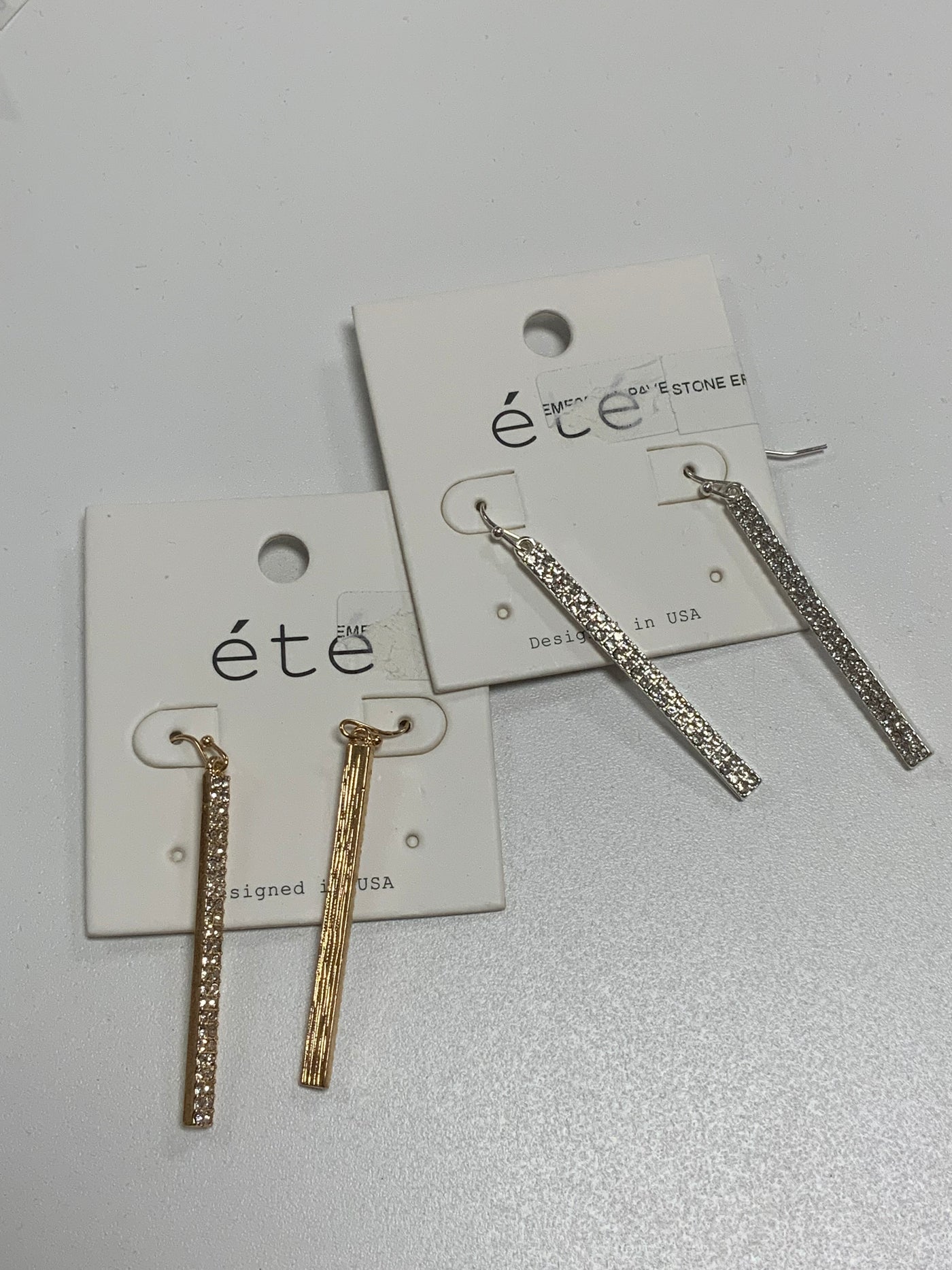 Diamond Pendant Earrings
