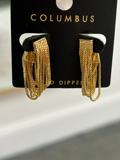 Gold Dipped Elevated Earrings