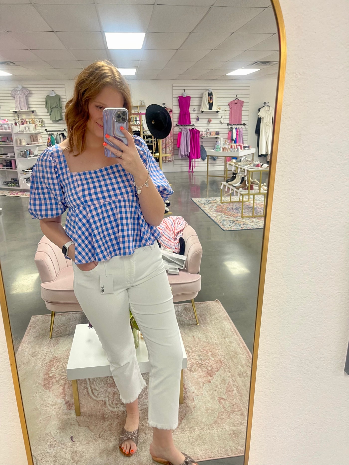 Optic White Straight Leg Jeans