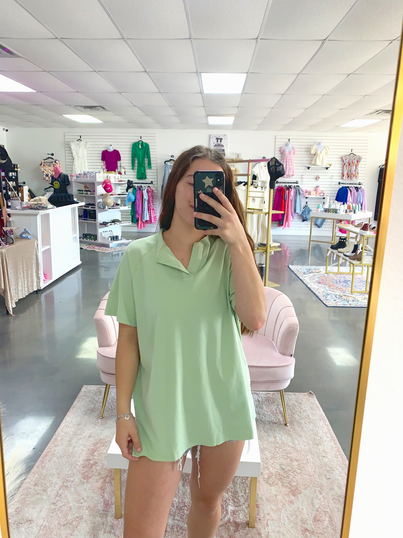 Sage Raglan Tee