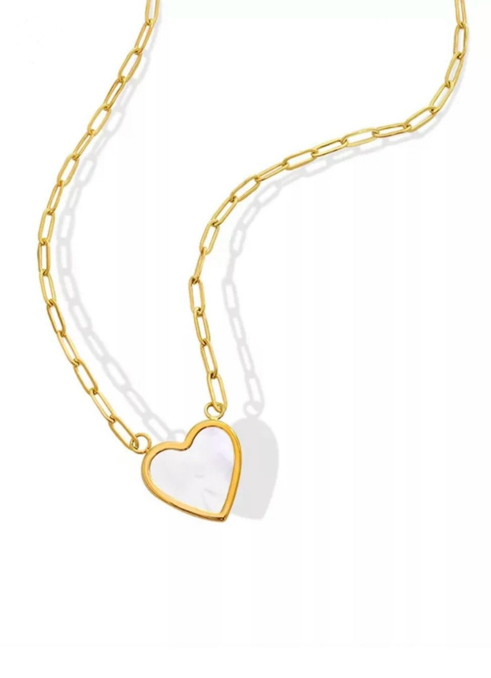 Ari Gold Heart Necklace