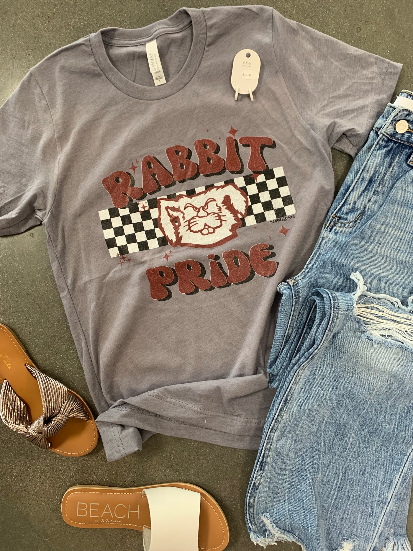 Checkered Rabbit Pride Tee
