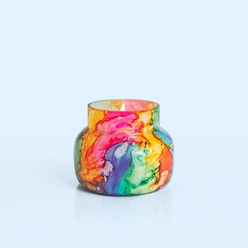 Volcano Rainbow Watercolor Petite Jar, 8 oz