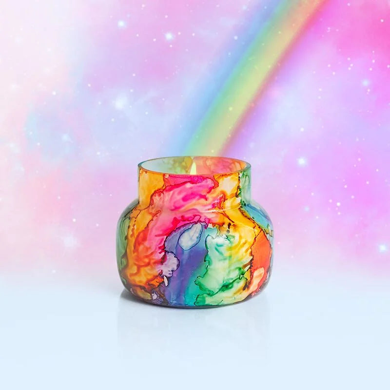 Volcano Rainbow Watercolor Petite Jar, 8 oz