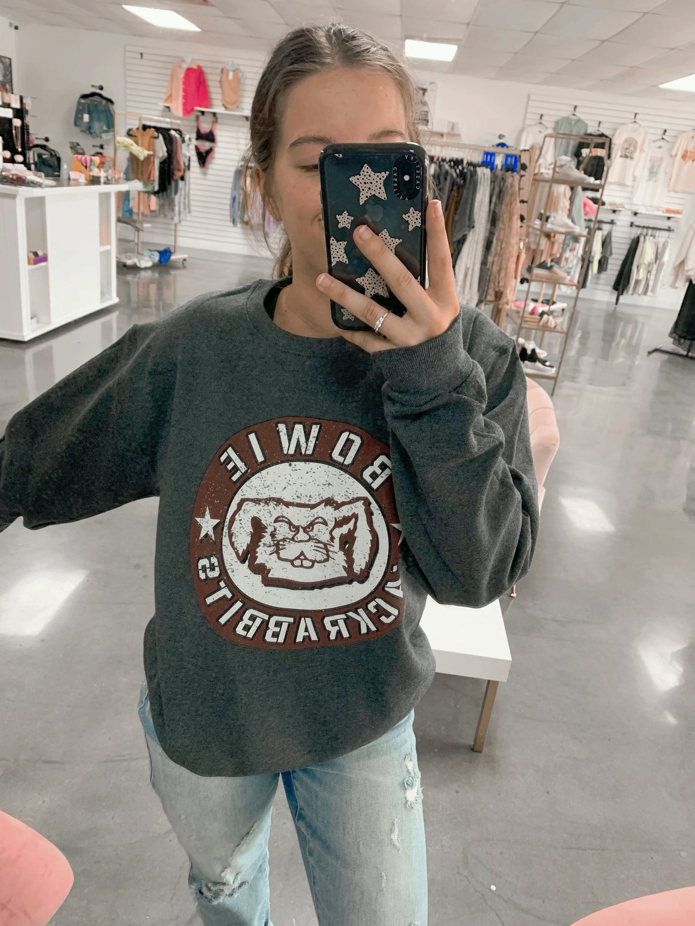 Star Bowie Jackrabbits Sweatshirt
