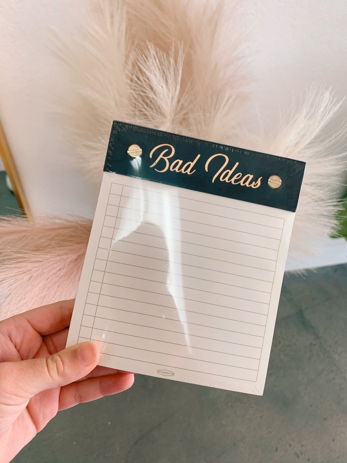 Bad Ideas Post Bound Note Pad