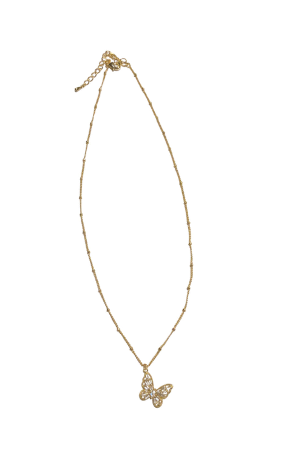 Crystal Butterfly Necklace