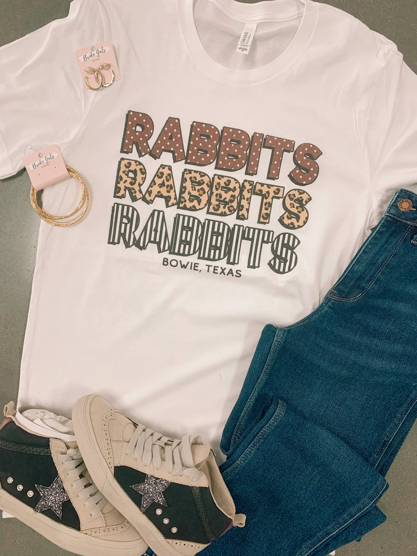 Rabbits Repeat Tee