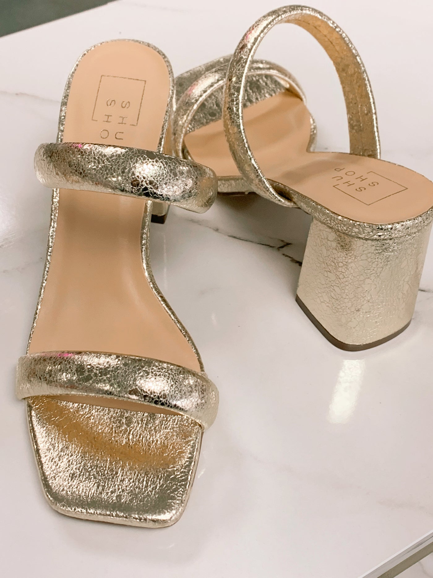 Goldie Block Heels