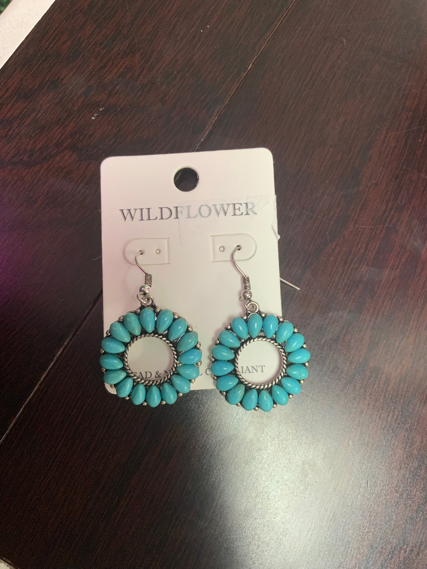 Turquoise Western Earrings