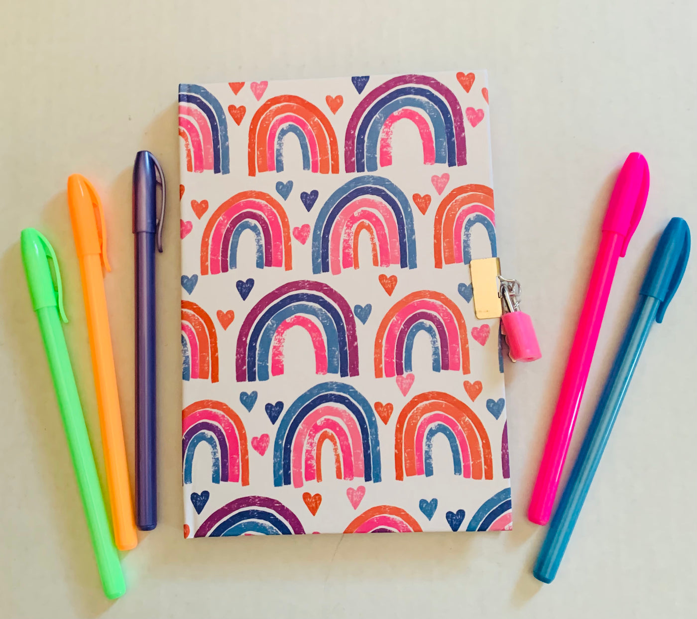 Kids Lock Notebooks with Pens