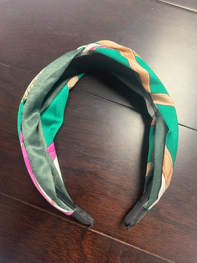 Emerald Knotted Headband