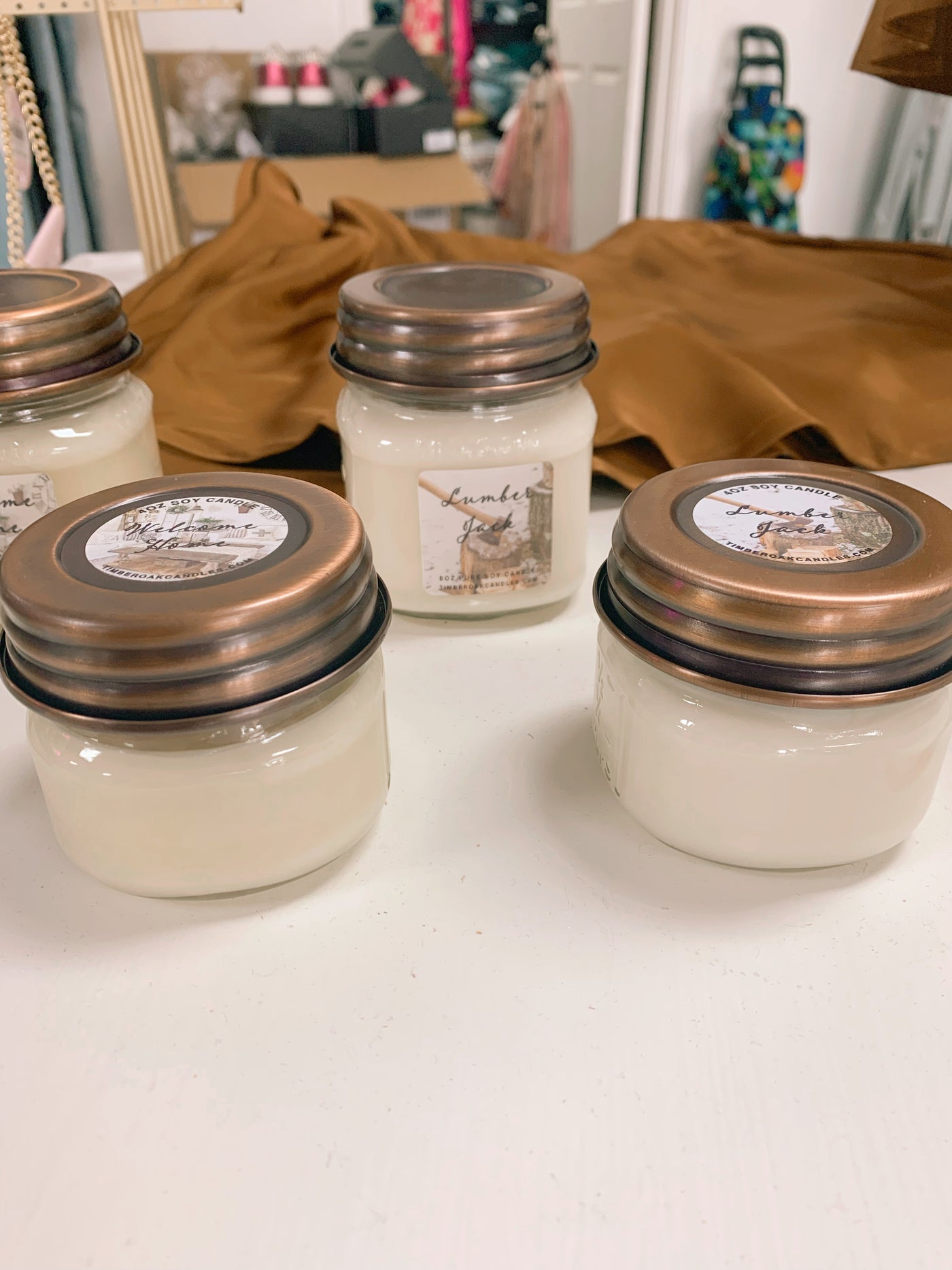Mason Jar Soy Candles