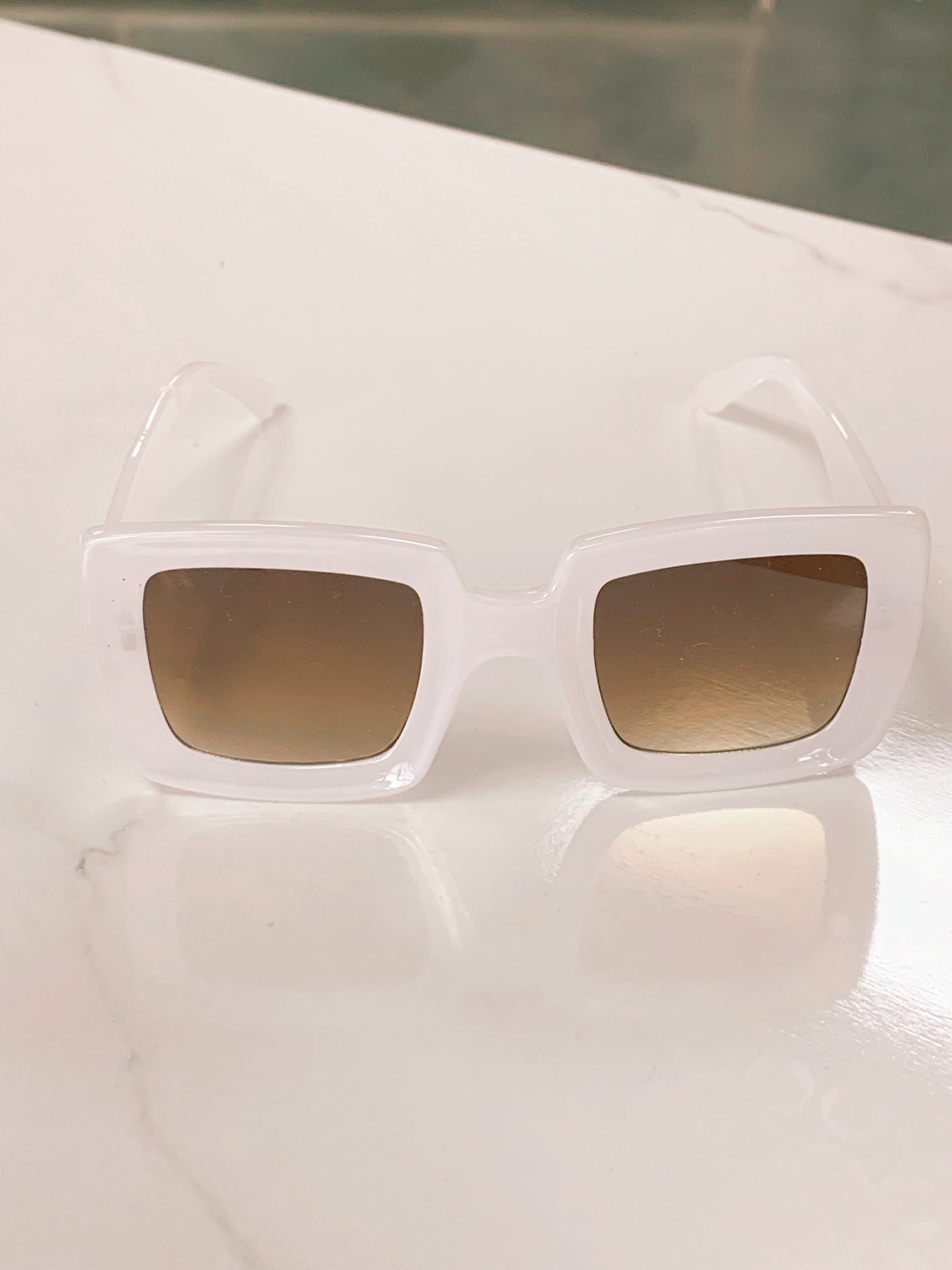 Chunky Ivory Sunglasses