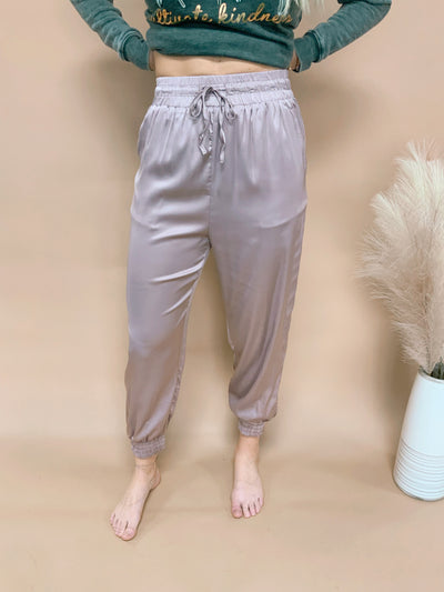 Shea Satin Joggers